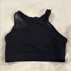 Zyia Black Sleeveless sports bra